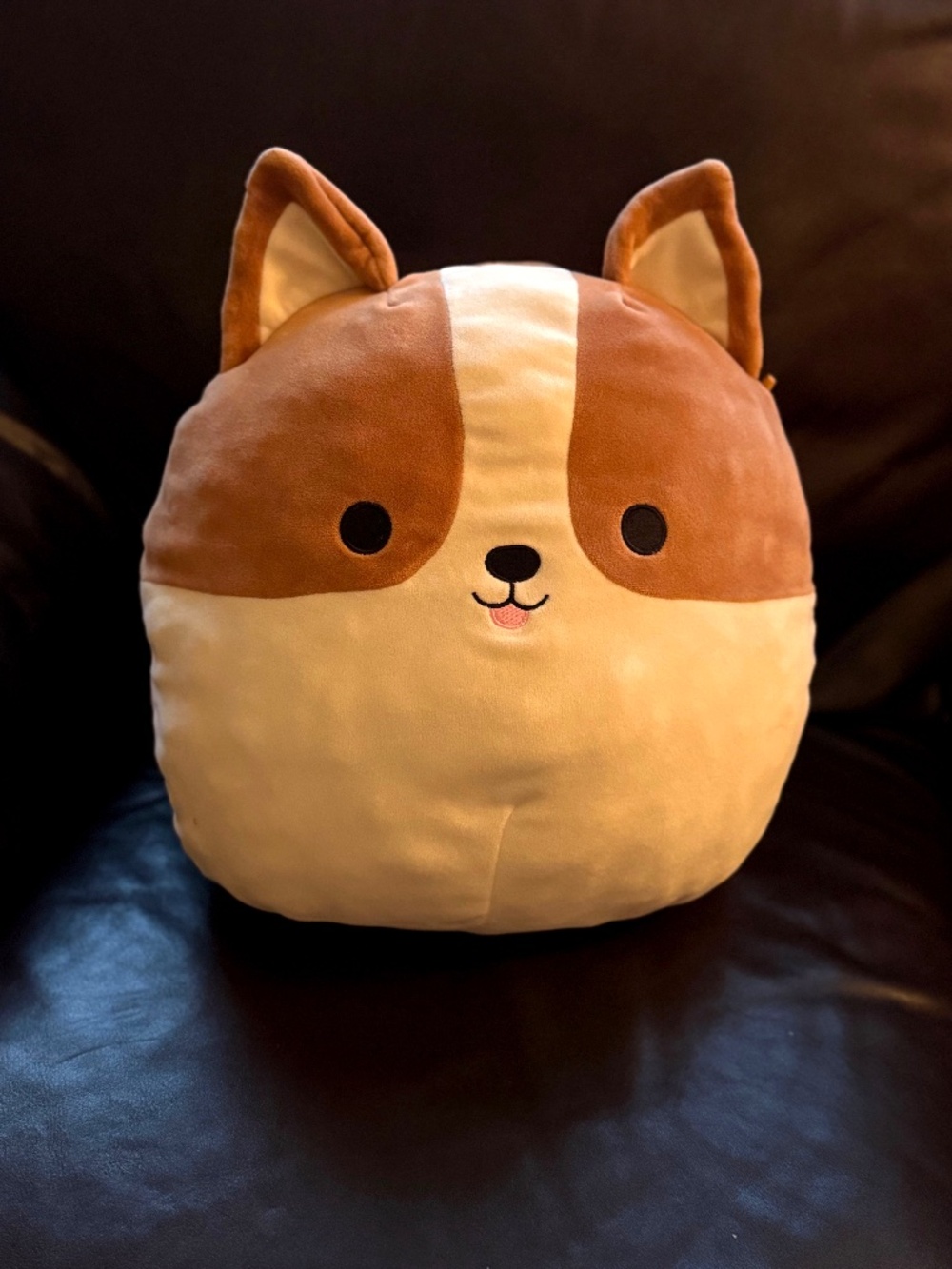 Squishmallows Reginald the Corgi Medium 14" Plush Kellytoy Brown White